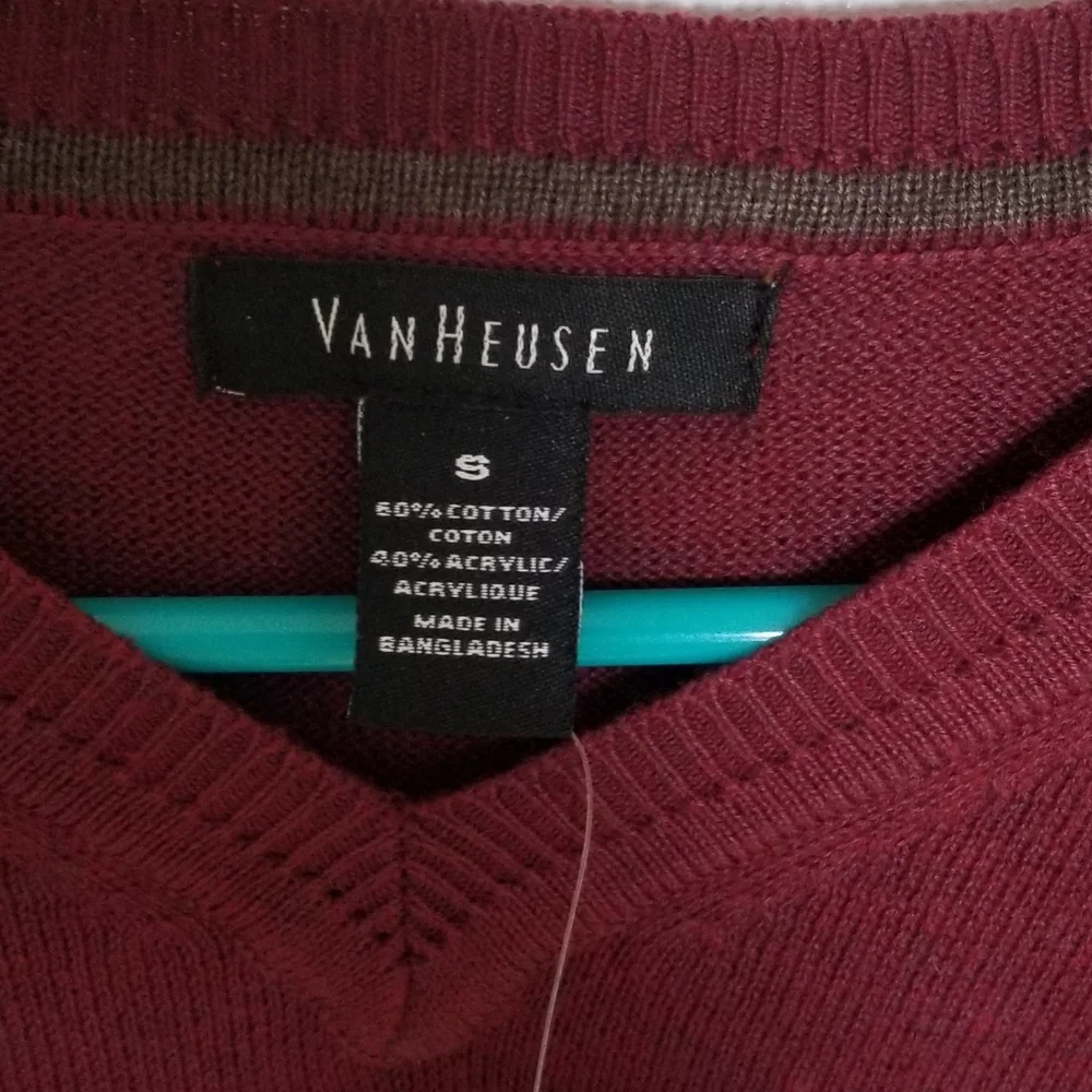 Van Heusen V Neck Cotton Blend Vest